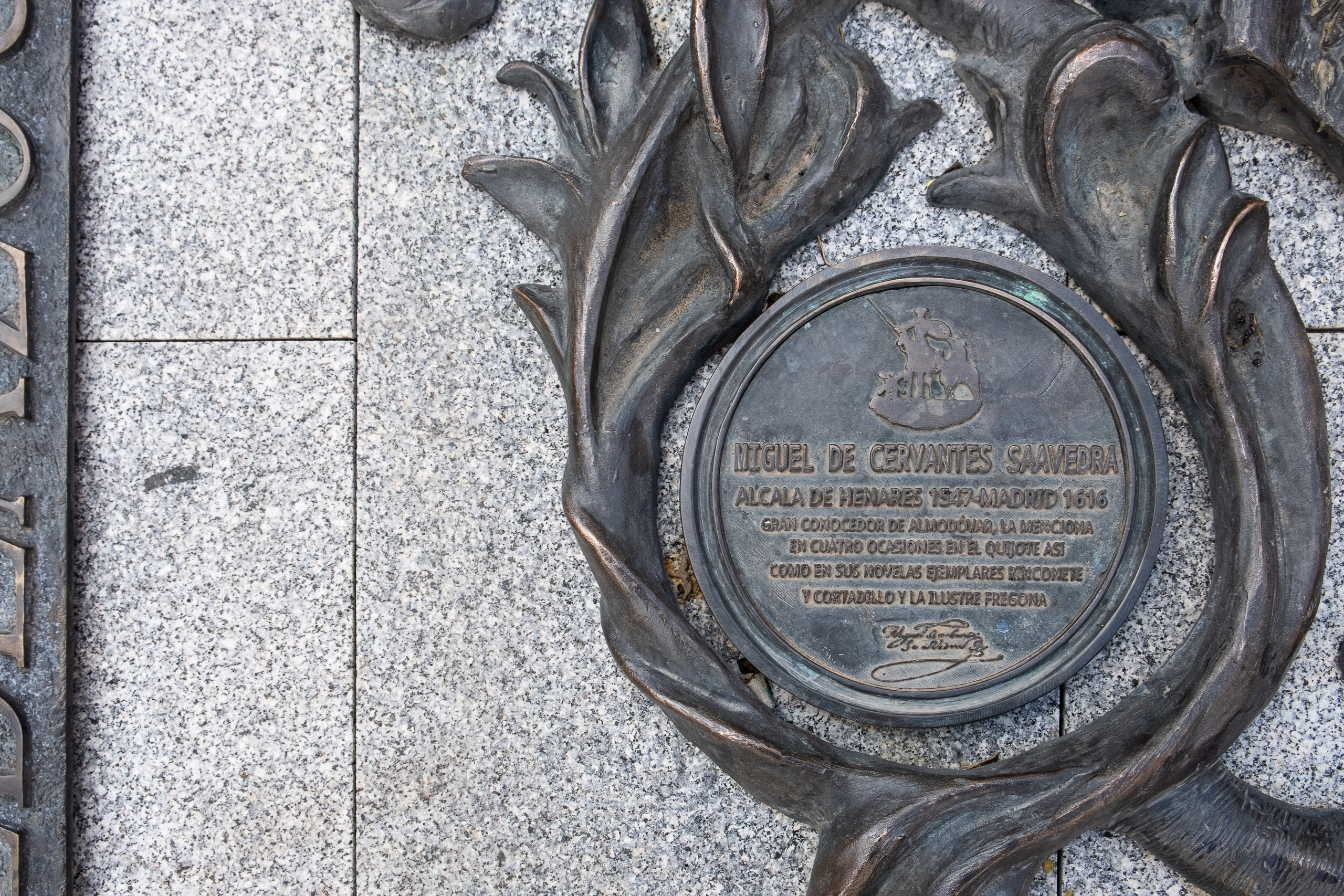 Gedenktafel für Cervantes – Almodóvar wird im Quijote erwähnt